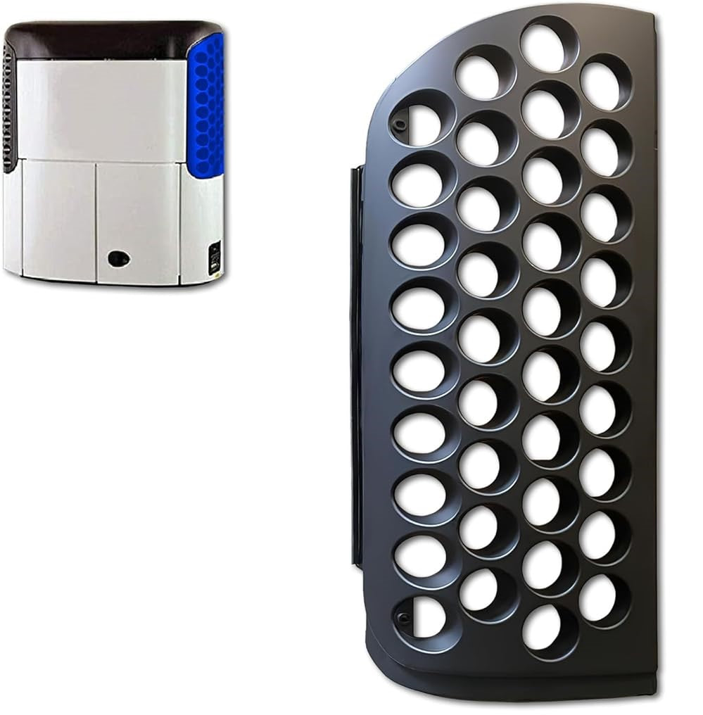 Reefer Black Upper Door Grill Compatible with Thermo King Models - Aftermarketus Torque Reefer Panels