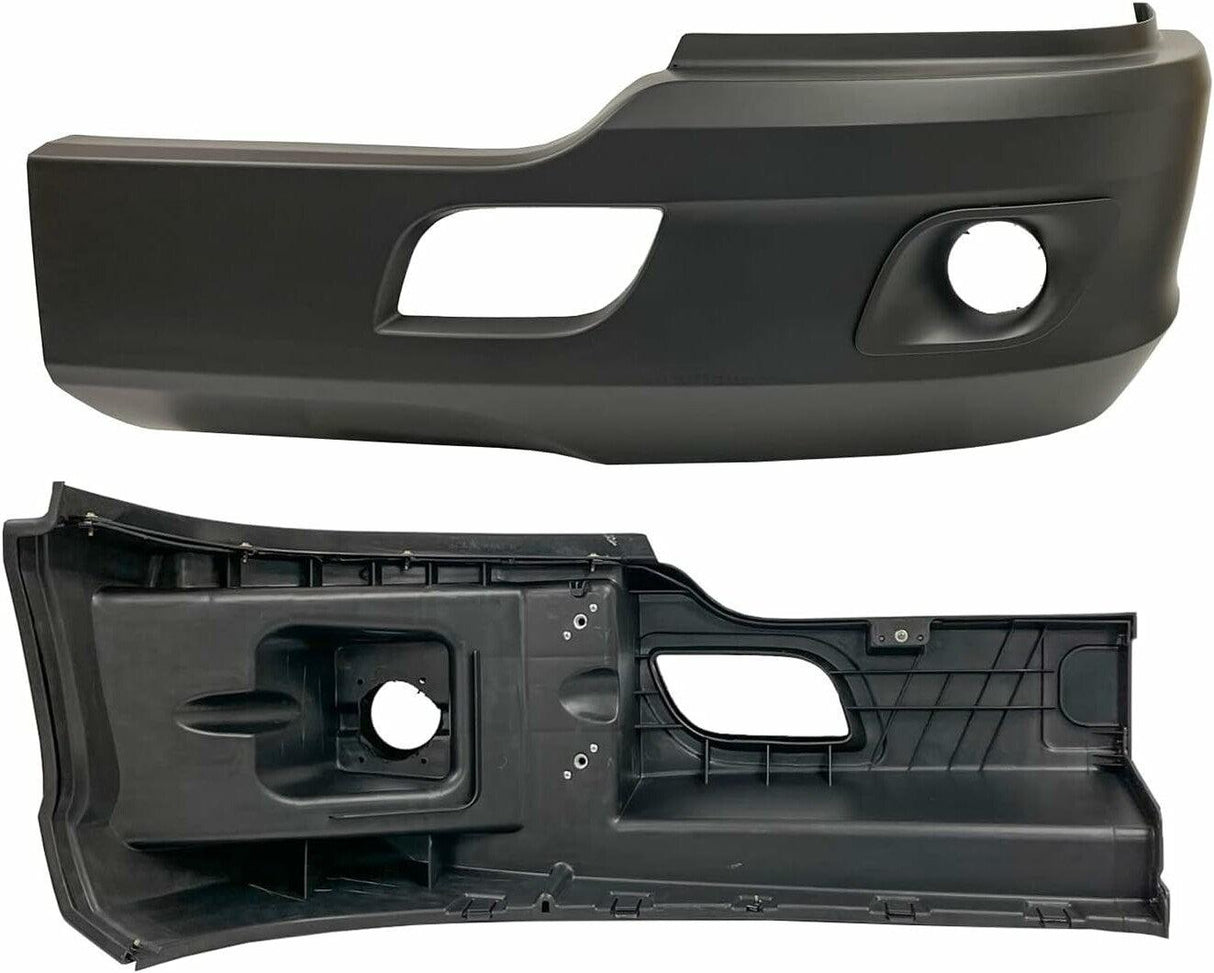 Side Corner Bumper for 2014-2021 Kenworth T680 - Left - with Fog Light Hole