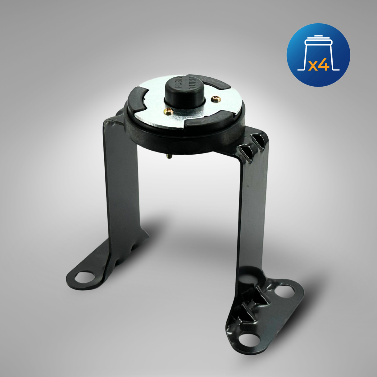 Aerodynamic Chrome 22.5" Wheel Covers for Semi Truck Trailer