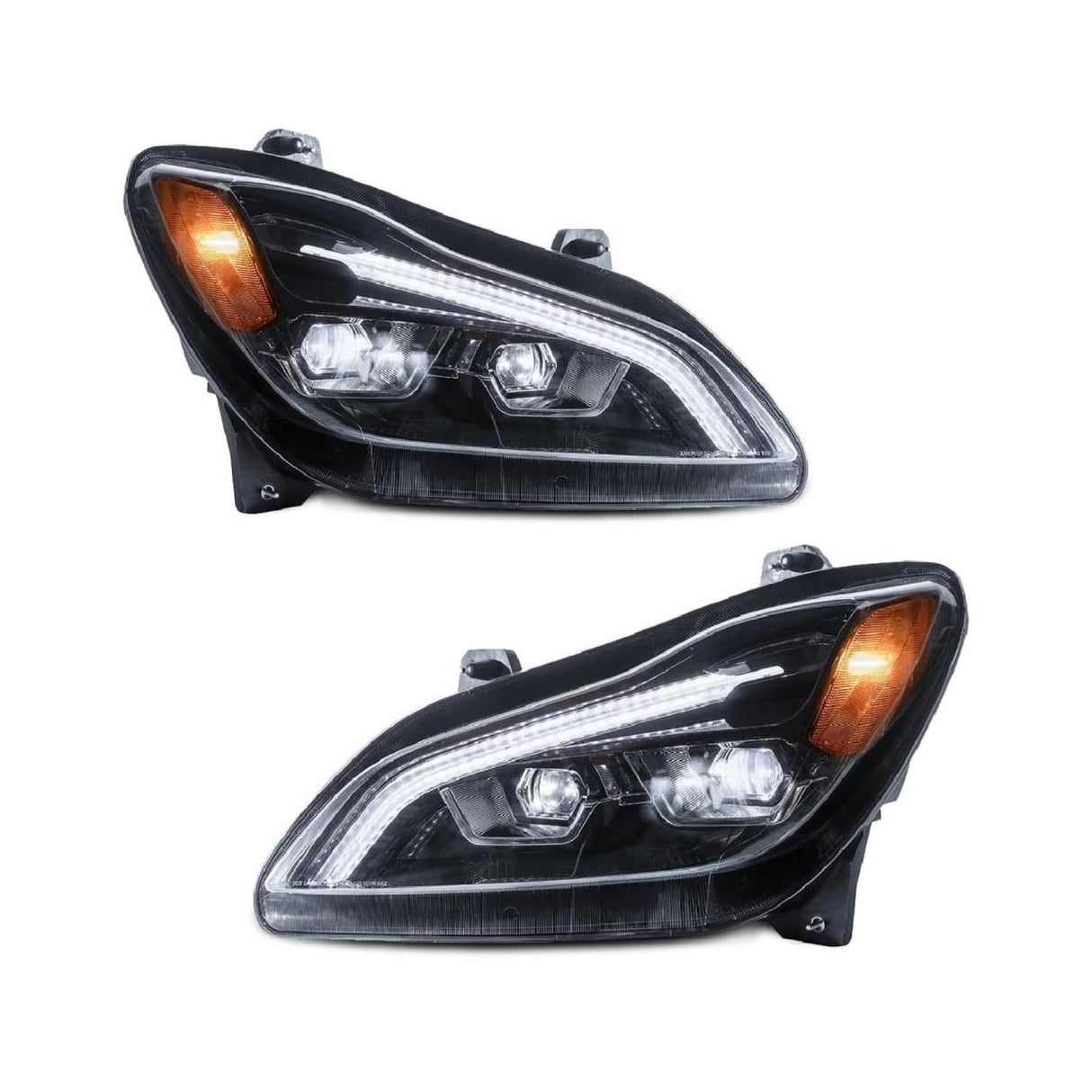 LED Headlight for 2022-2025 Kenworth T680 | Replacement P546157100L P546157100R | Pair