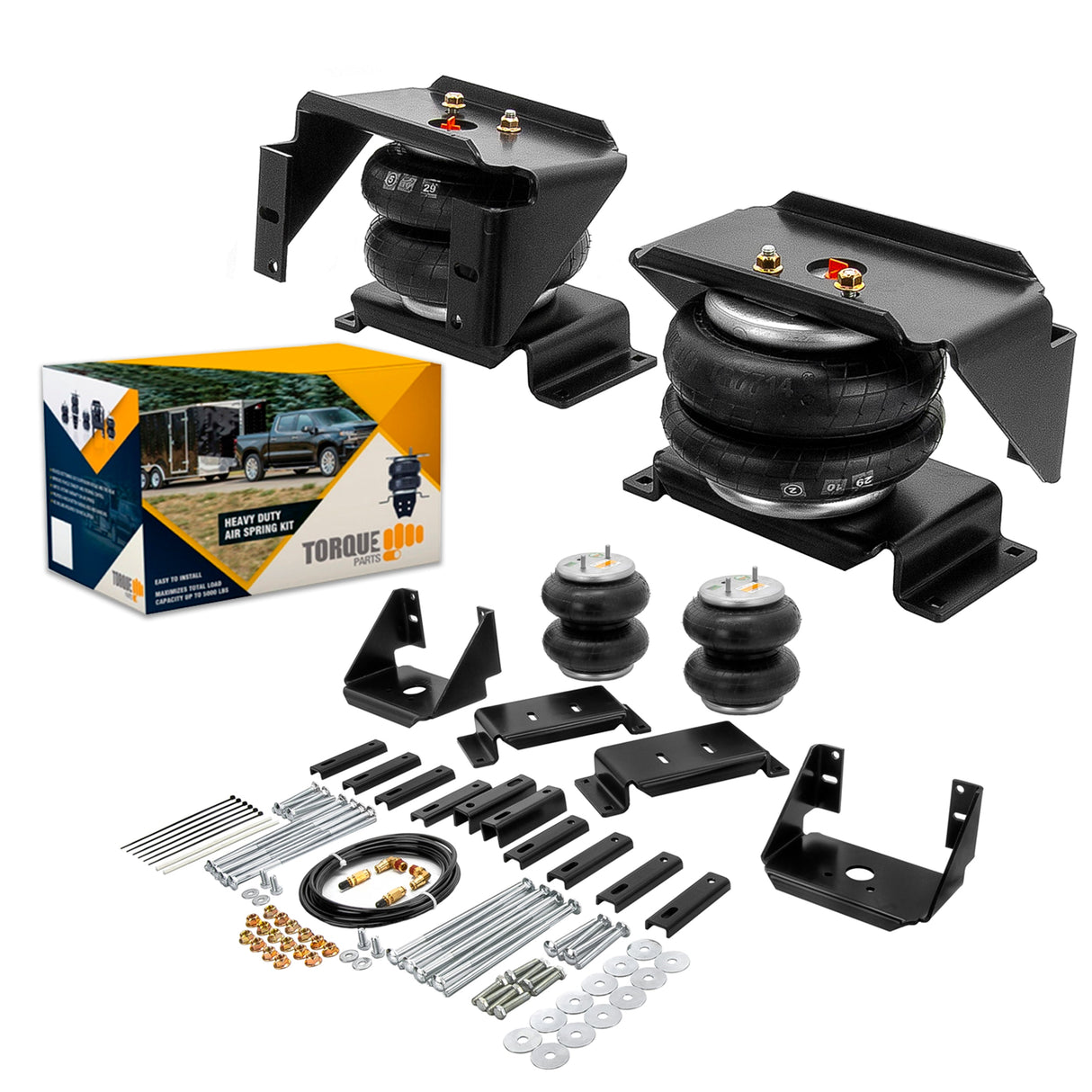 Air Spring Bag Suspension Kit for 1999-2026 F550 Cab Chassis