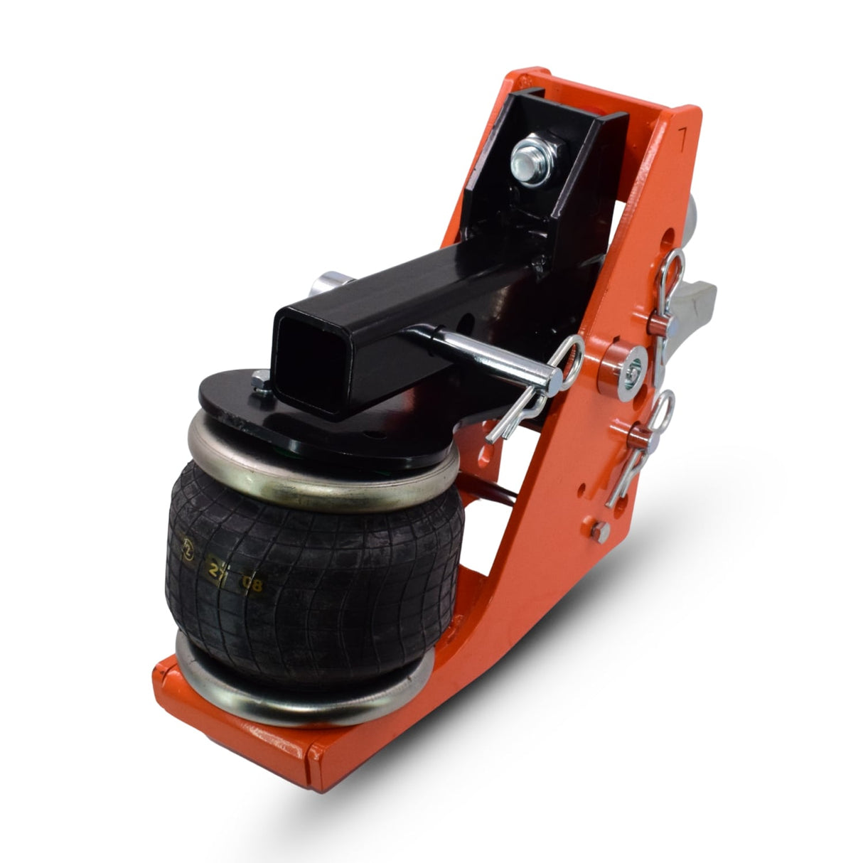 Air Ride Hitch with 2" Silver Combo Ball Mount | 14,000 Lbs Towing Capacity