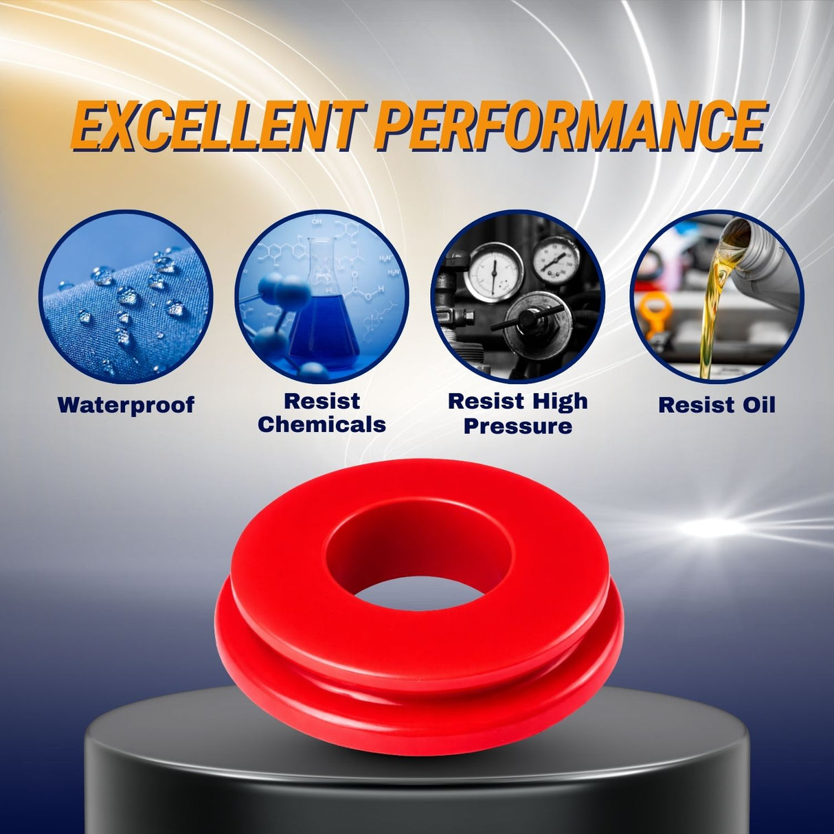 Gladhand Seal Replacement | Heavy Duty Polyurethane | Replacement Velvac 035164