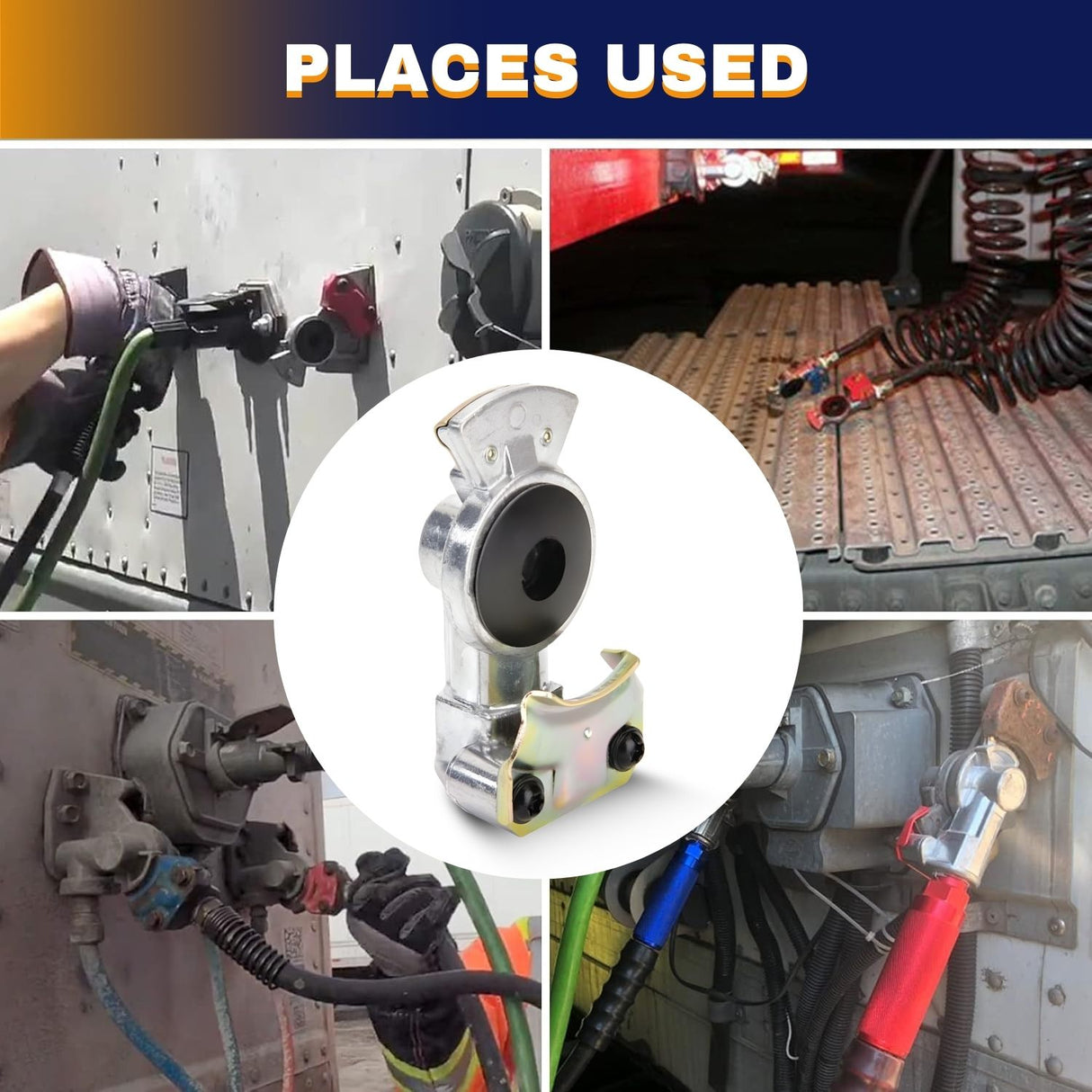 Gladhand Coupling Replacement | Lightweight Aluminum | Replacement Velvac 035038