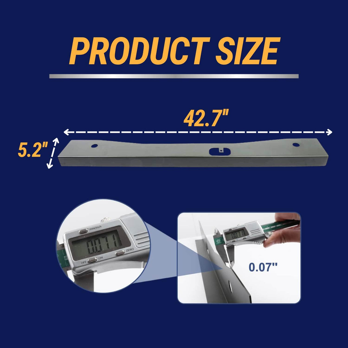 Spare Tire Support Plate Shock Mount Frame Crossmember Fit for 1999-2014 Chevy Silverado GMC Sierra 1500