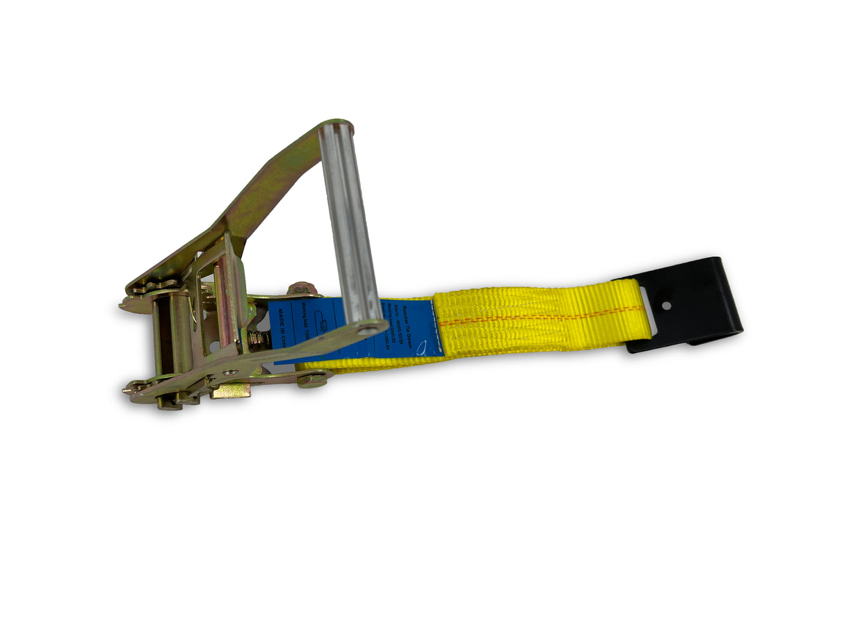 10 of 2"x30' Ratchet Strap with Flat steel Hooks 11000 lbs, for Tie Down Aftermarketus Stowing & Towing
