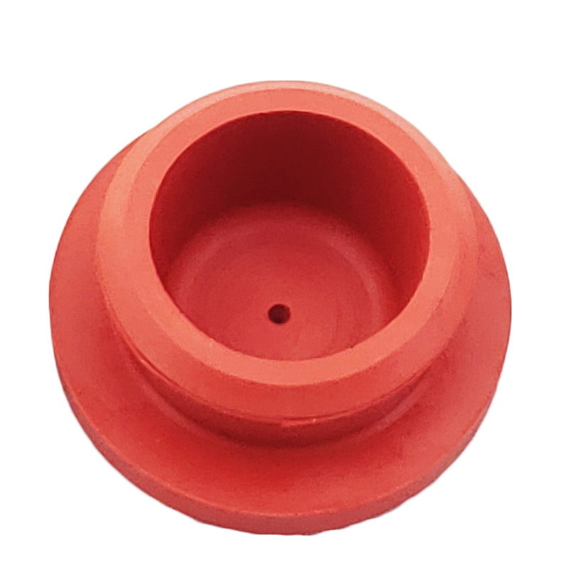Trailer Hub Cap with Rubber Plug Replaces Stemco 343-4009