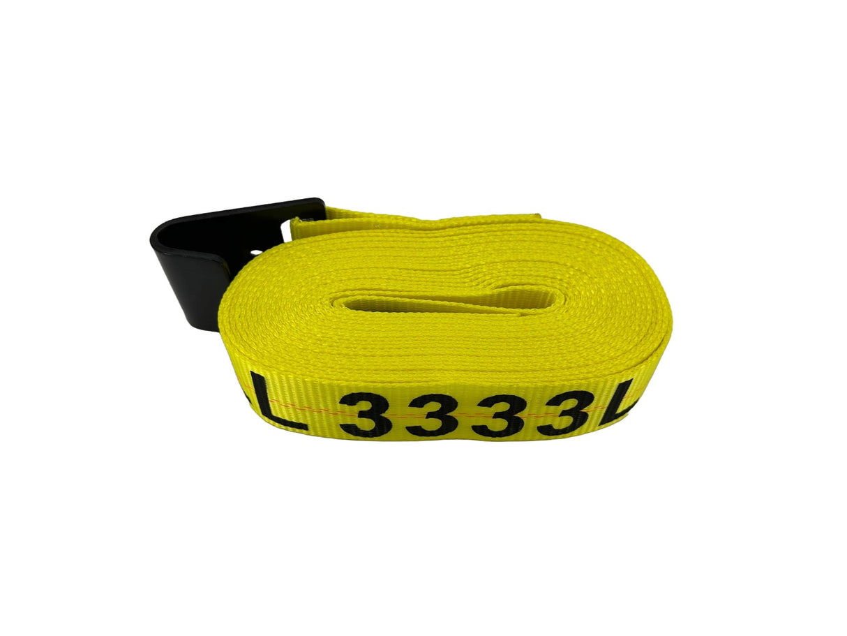 4 of 2"x30' Winch Strap w/ Flat Hook Heavy Duty 10,000 lbs Aftermarketus Stowing & Towing