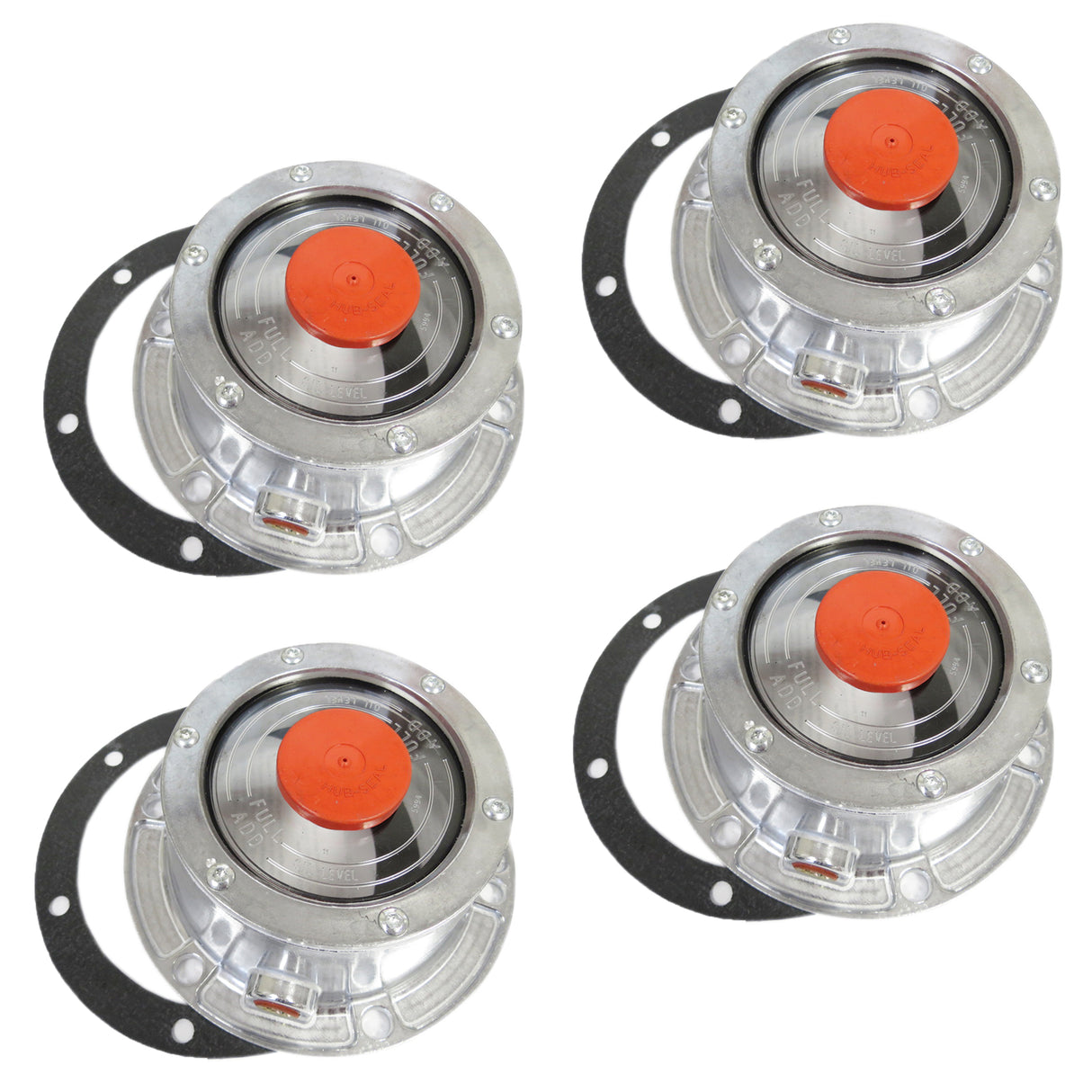 Trailer Hub Cap with Rubber Plugs Replaces Stemco 343-4009s Aftermarketus Hub Caps