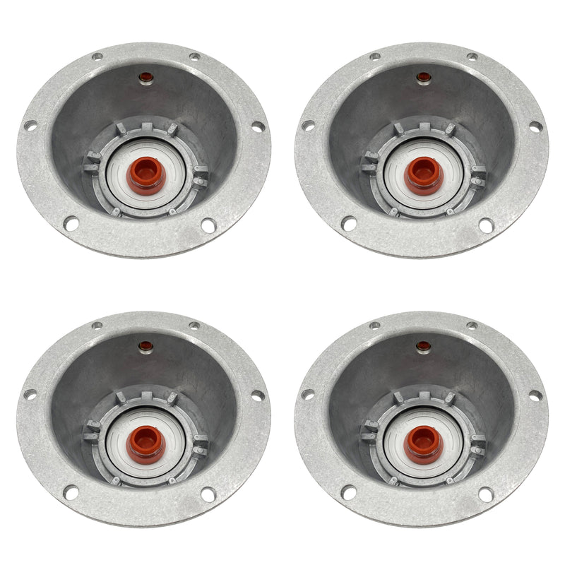 4 of 343-4195 Aluminum Hub Cap(Replaces Stemco 343-4195) - AFTERMARKETUS Torque Hub Caps