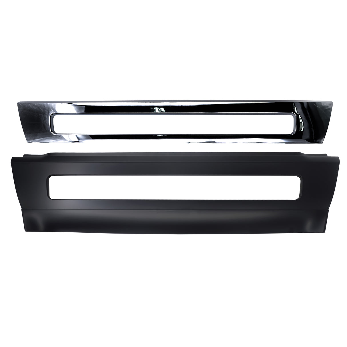 Center Bumper with Chrome Trim for 2004 - 2016 Volvo VNL 300 430 630 | Replacement Volvo 20470446 20470454 Aftermarketus Bumpers