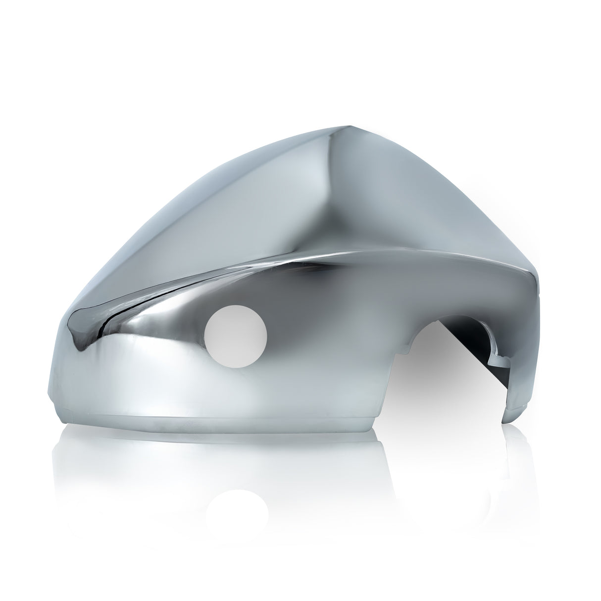 Door Side Mirror Cover for 2004-2018 Volvo VNL Semi Truck | Replacement Volvo 85133995 | Chrome | Left Aftermarketus Mirrors and Covers