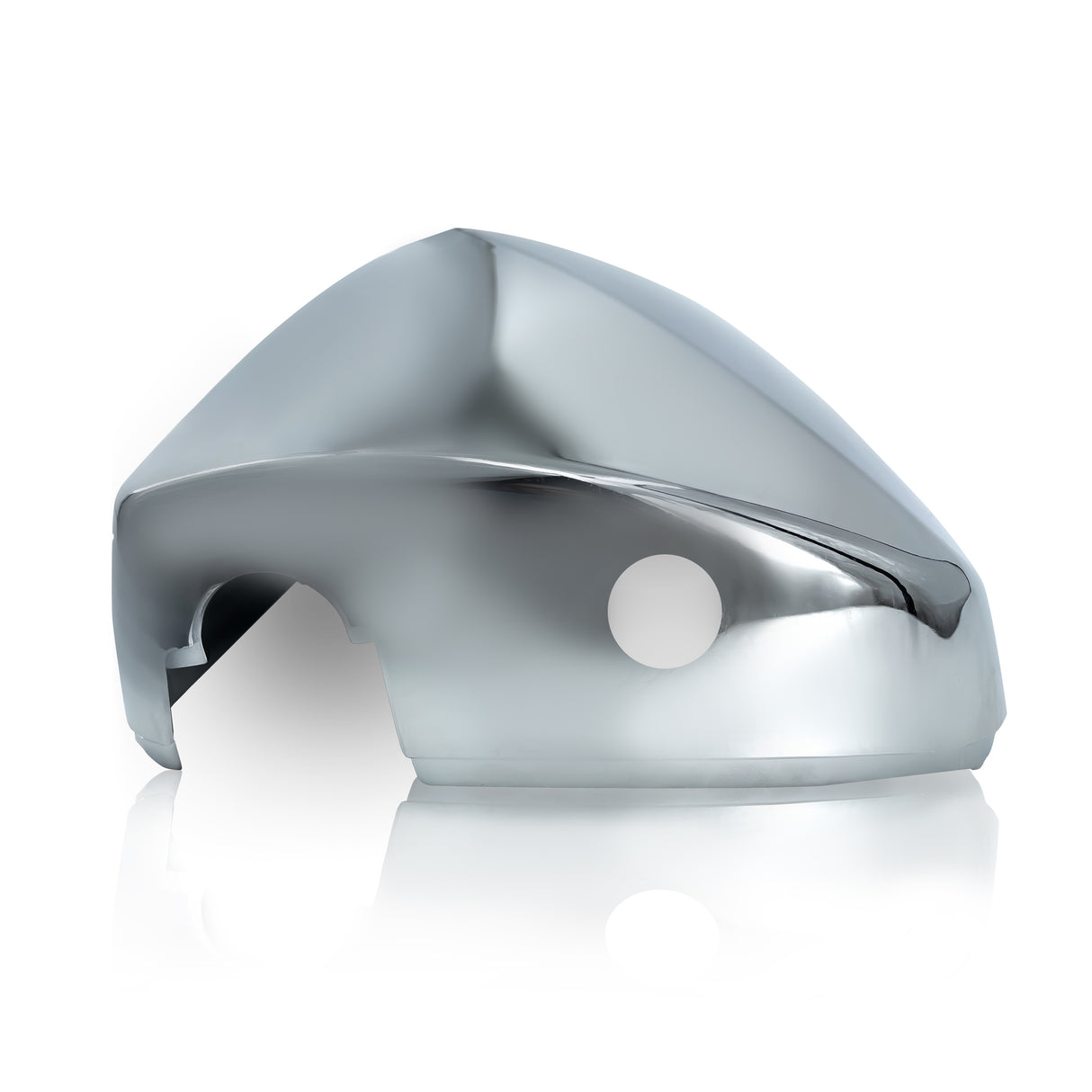 Door Side Mirror Cover for 2004-2017 Volvo VNL | Replacement 85133998 | Chrome | Right Aftermarketus Mirrors and Covers