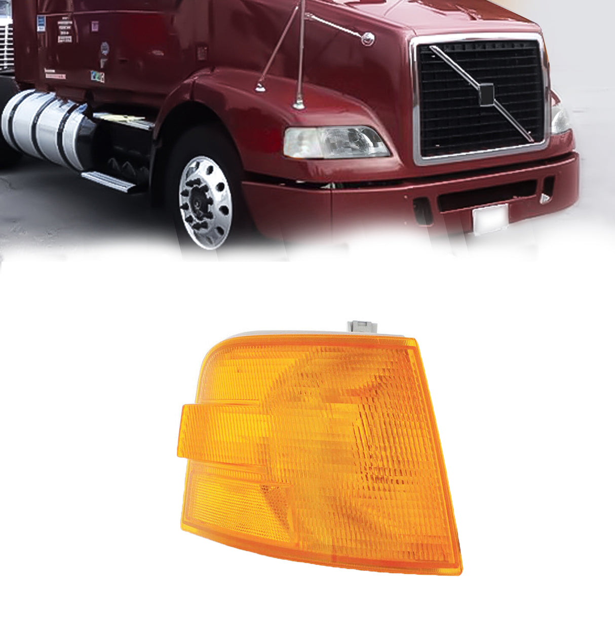 Turn Signal for 1999-2017 Volvo VNM 1996-2003 Volvo VNL Semi Trucks | Right Aftermarketus Headlights