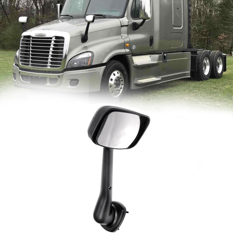 Hood Side Mirror for 2008-2017 Freightliner Cascadia | Replacement A22-66565-002 | Left Aftermarketus Mirrors and Covers