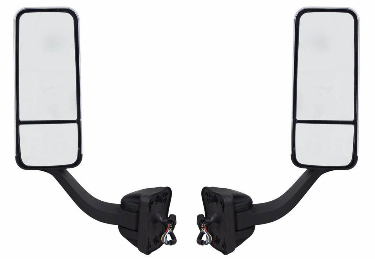 Door Side Mirror for 2008-2017 Freightliner Cascadia | Heated | Power Adjustment | Pair Aftermarketus Mirrors and Covers