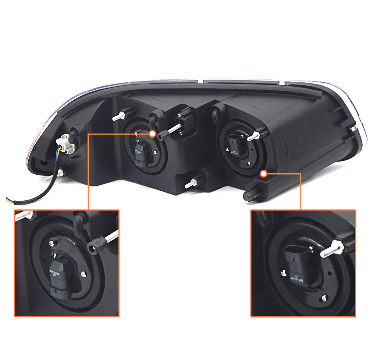 Headlight for 1998-2018 Mack Granite Pinnacle Vision Trucks | Replacement 21836340 | Left Aftermarketus Headlights