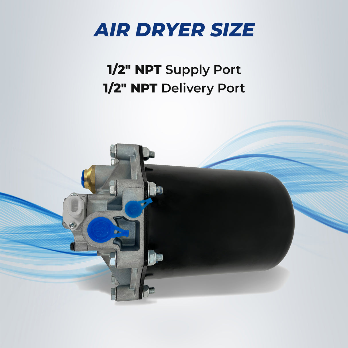 TORQUE AD-9 Air Dryer Replaces Bendix 065225, Haldex 109685X Aftermarketus Dryers and Cartridges