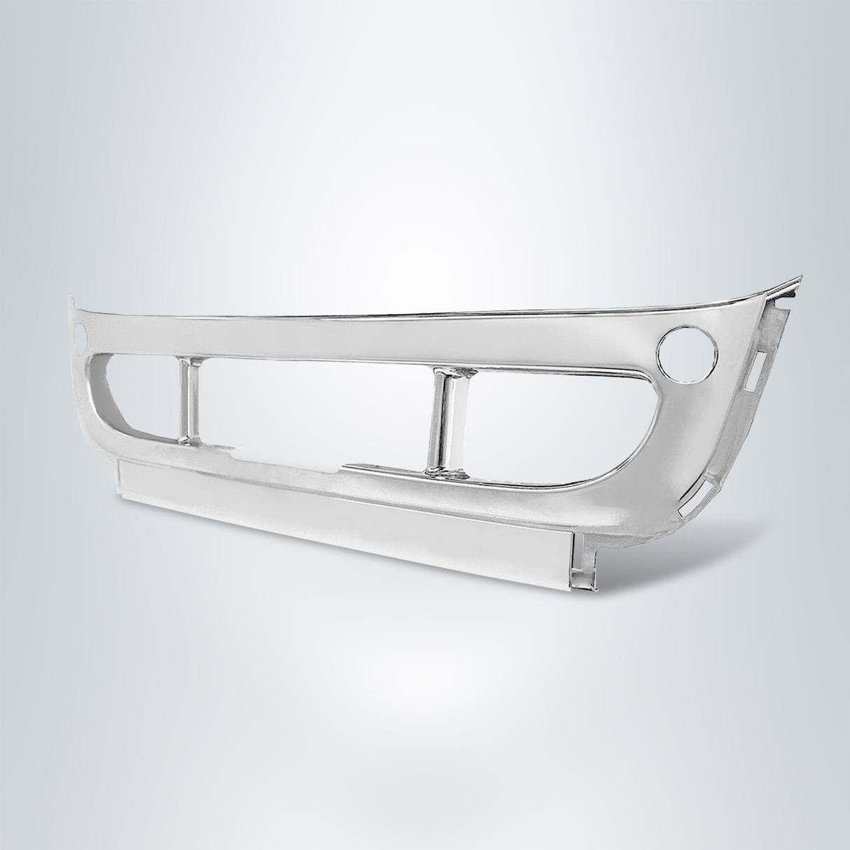 Front Chrome Center Bumper Cover for 2008-2017 Freightliner Semi Trucks Aftermarketus Bumpers