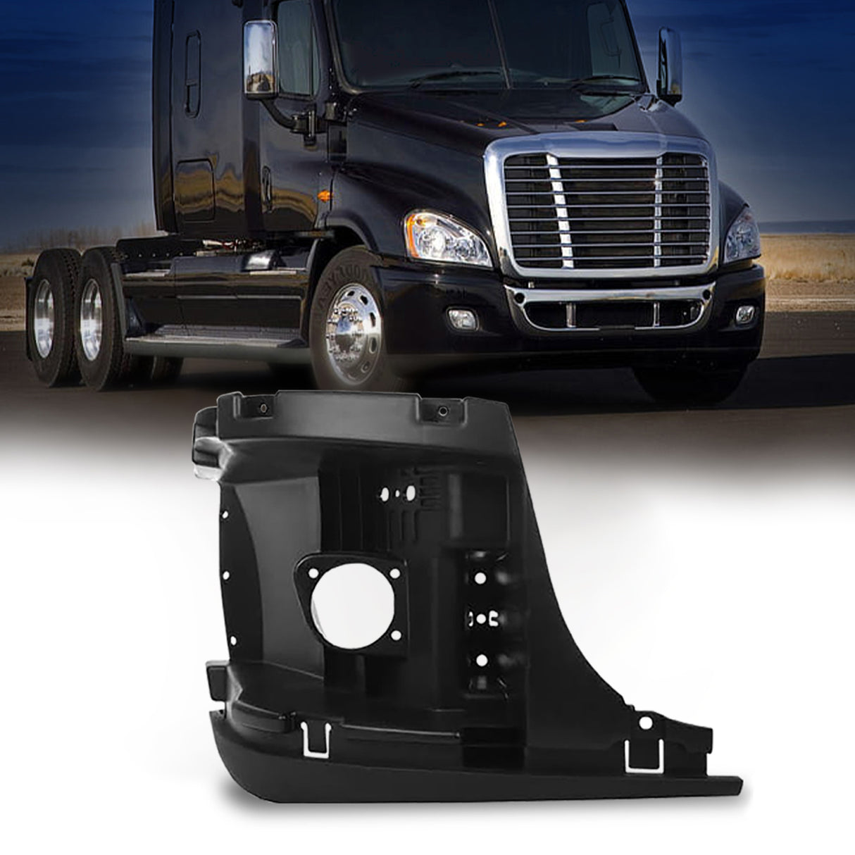Bumper Reinforcement Support for 2008-2017 Freightliner Cascadia | Right Aftermarketus Bumpers