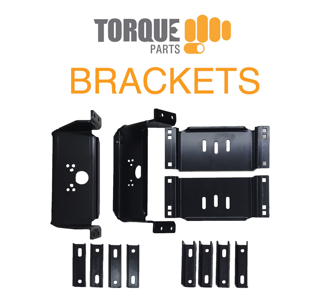 TORQUE Air Helper Kit Bracket Set (Replaces Ride-Rite 2071) Aftermarketus Air Helper Kit Brackets
