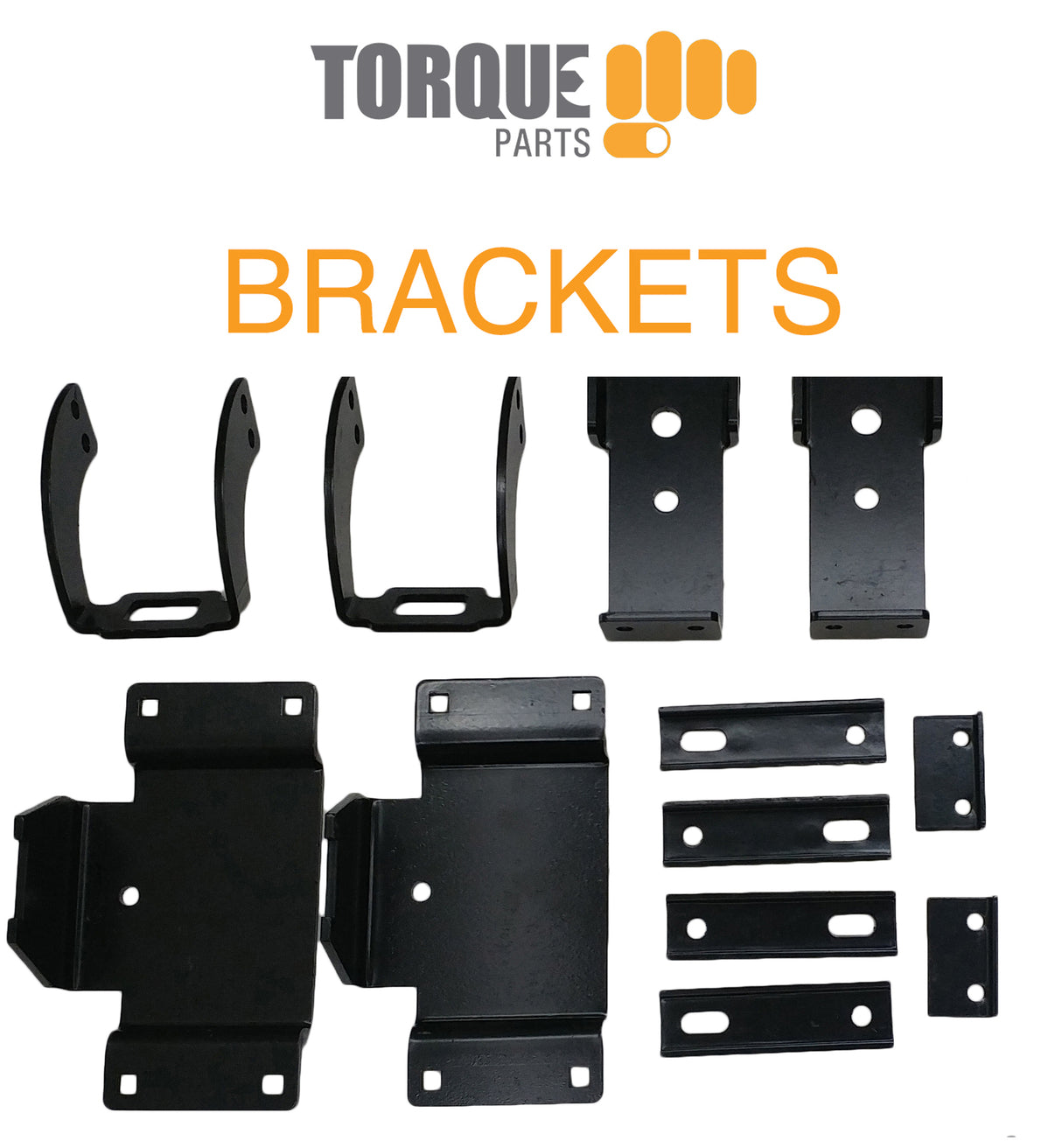 TORQUE Bracket Set for Air Suspension Kit Ride-Rite 2407 Aftermarketus Air Helper Kit Brackets