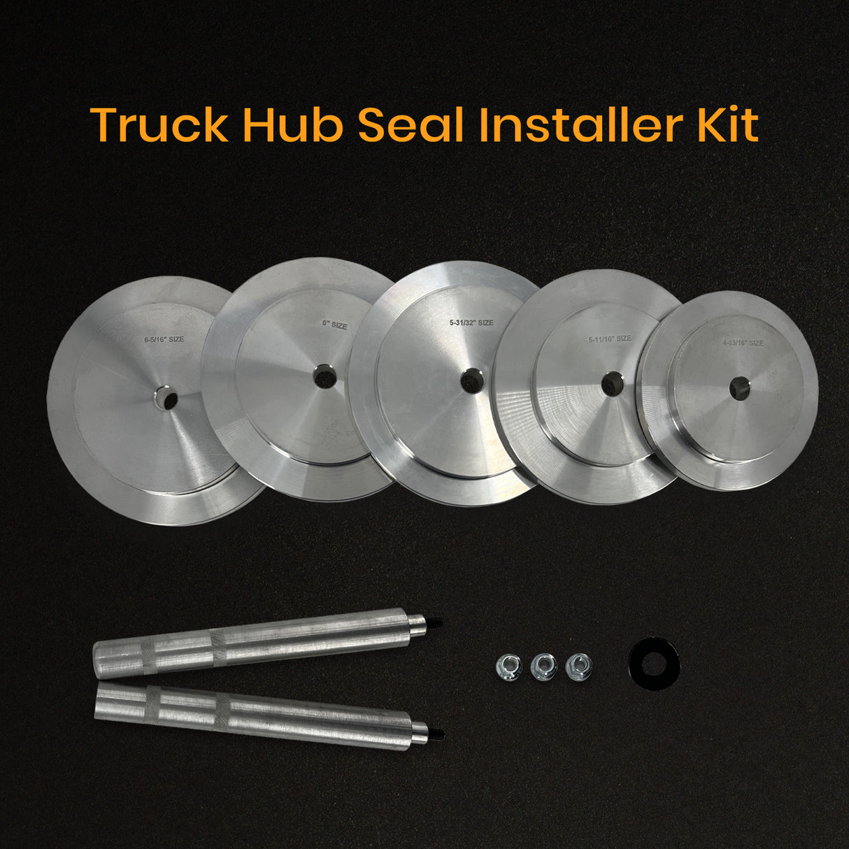 TORQUE Truck Hub Seal Installer Kit for Class 7 and Class 8 Aftermarketus Hub Caps