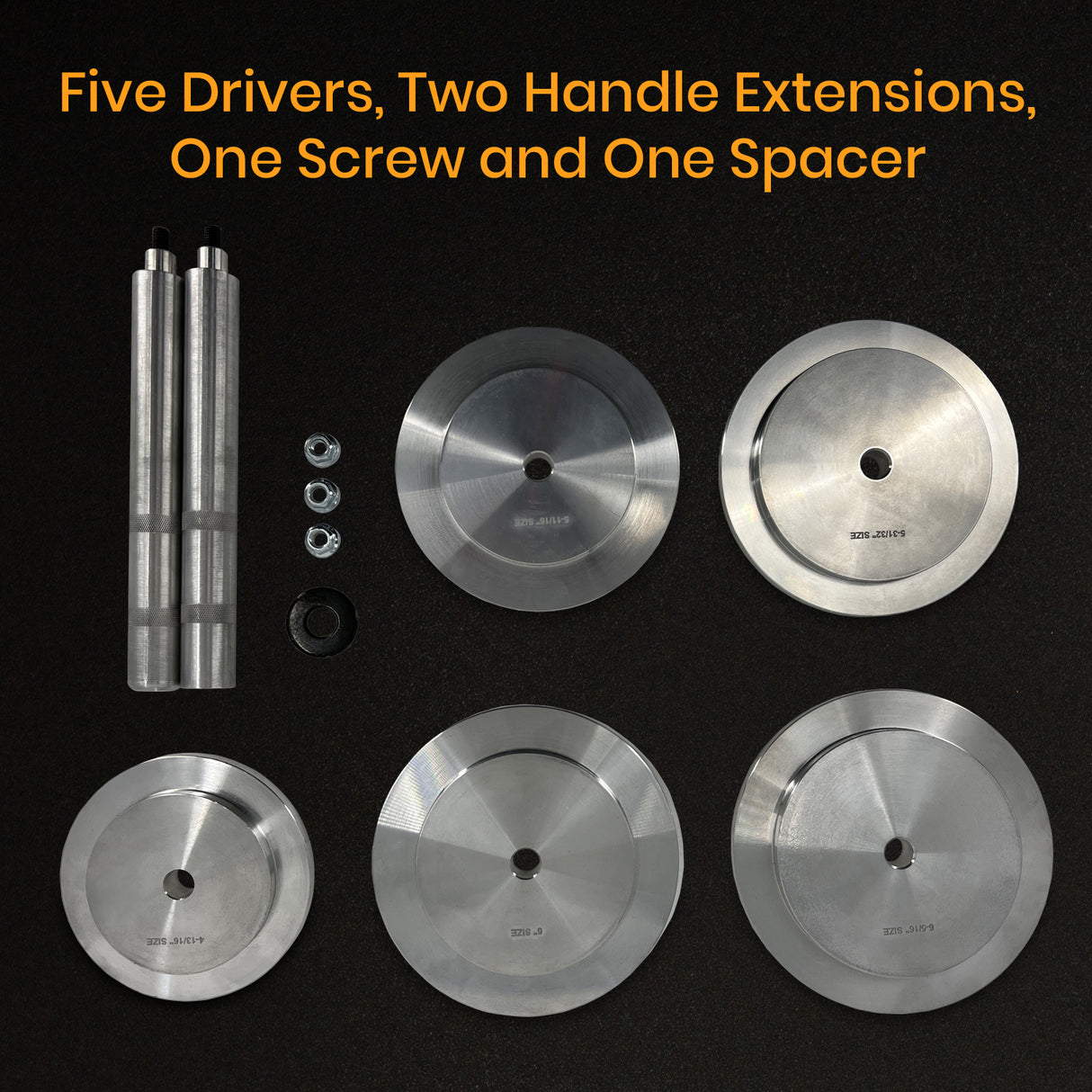 TORQUE Truck Hub Seal Installer Kit for Class 7 and Class 8 Aftermarketus Hub Caps