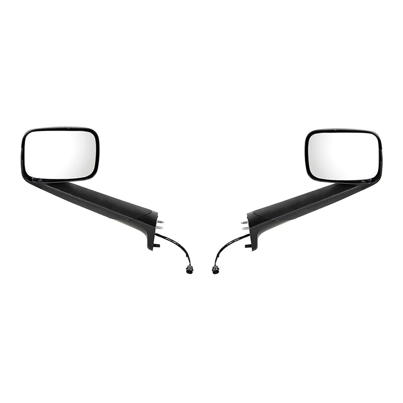 Hood Side Mirror for 2018-2024 Freightliner Cascadia | Replacement A2273566000 A2273566001 | Pair Aftermarketus Mirrors and Covers