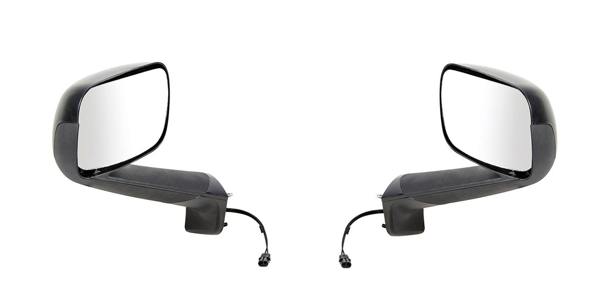 Hood Side Mirror for 2018-2024 Freightliner Cascadia | Replacement A2273566000 A2273566001 | Pair Aftermarketus Mirrors and Covers