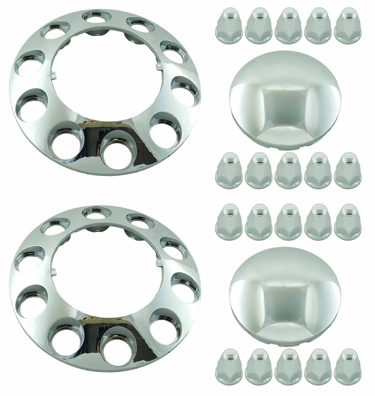 2 Pack of Front Axle Wheel Cover Hubcap 33mm for Semi Truck Aftermarketus Lug Nut & Wheel Axle Covers