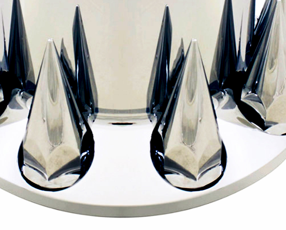 4 of Rear Axle Wheel Cover Spiked Lug Nut Cover for Trucks Aftermarketus Lug Nut & Wheel Axle Covers