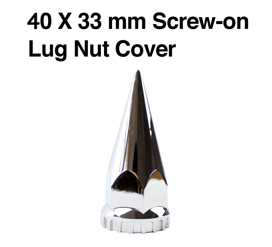 4 of Rear Axle Wheel Cover Spiked Lug Nut Cover for Trucks Aftermarketus Lug Nut & Wheel Axle Covers