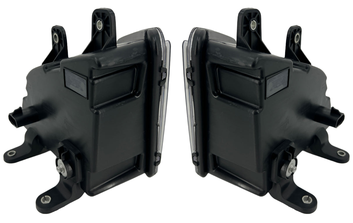 Full LED Black PAIR Fog Light Lamp for 2018-2022 Volvo VNL Aftermarketus Fog Lights