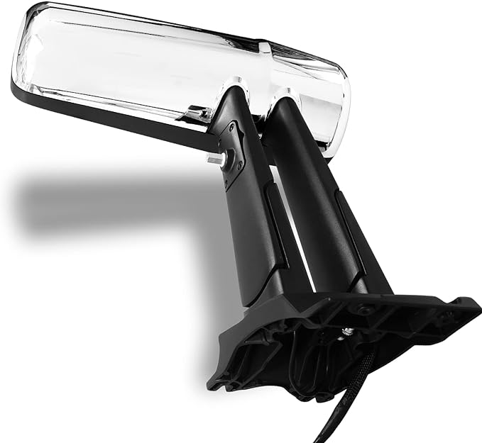 Door Side Mirror Replacement for 2014-2021 Kenworth T680 T880 W990 | Chrome | Heated | Pair Aftermarketus Mirrors and Covers