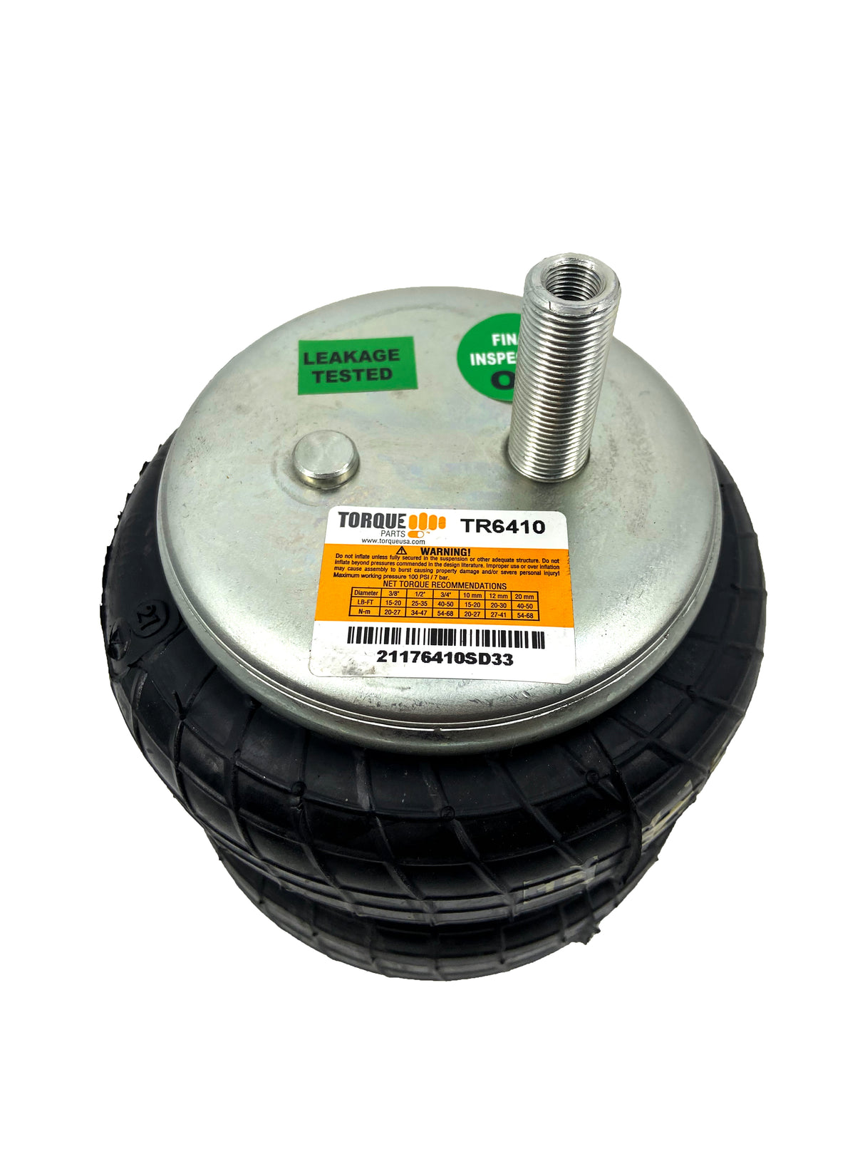 TORQUE 6410 Replacement Air Spring Bag for Firestone Kits Aftermarketus Pick Up Convoluted Air Springs