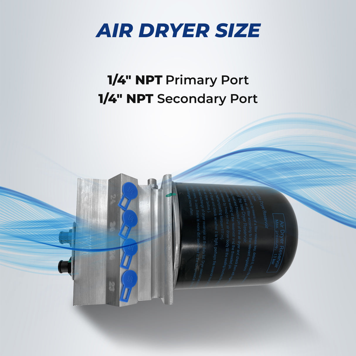 TORQUE AD-IS Air Dryer with Extra Purge Volume Aftermarketus Dryers and Cartridges