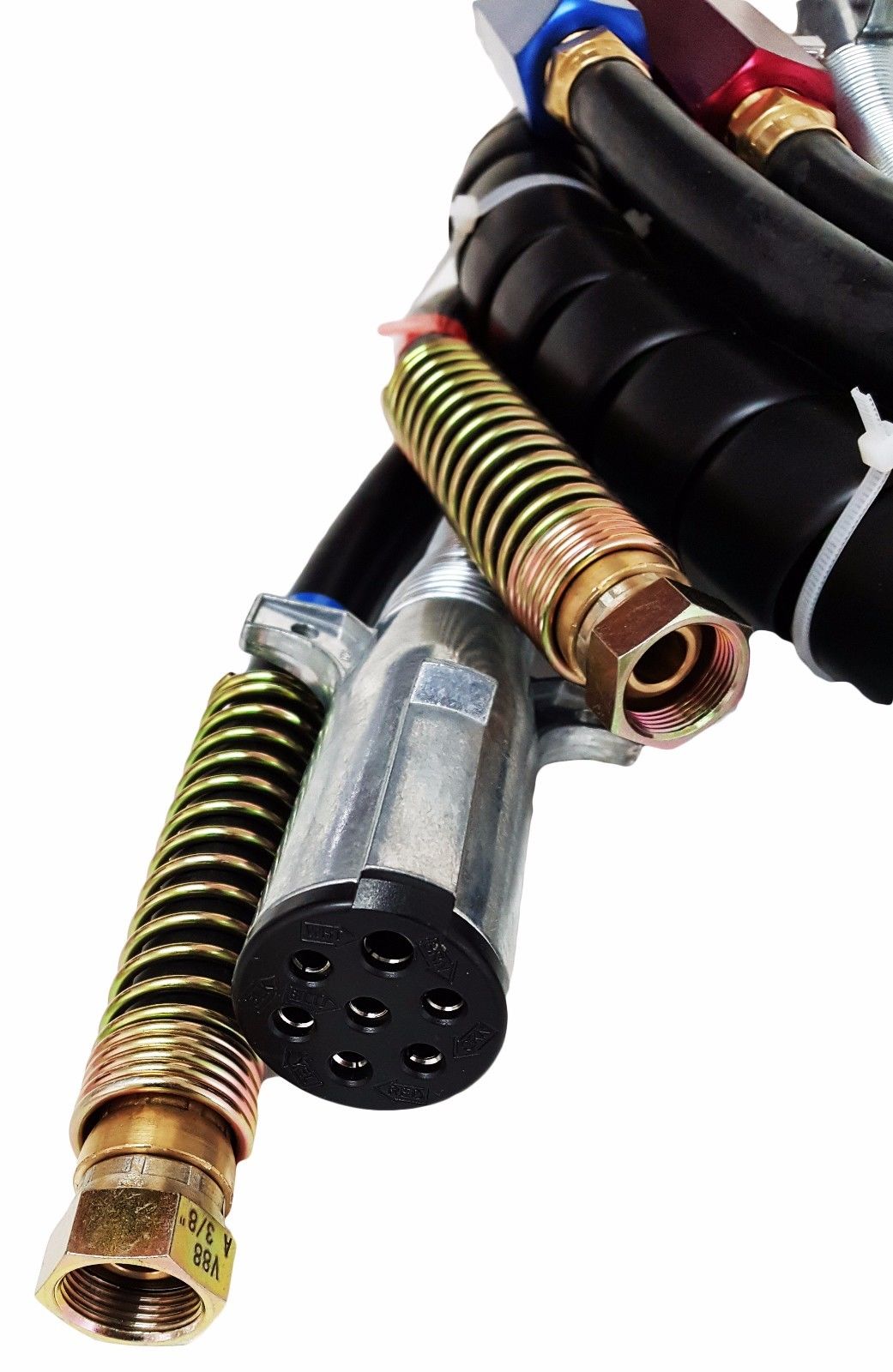 TORQUE 15ft 3 in 1 ABS & Power Air Line Hose Wrap Aftermarketus ABS Cables