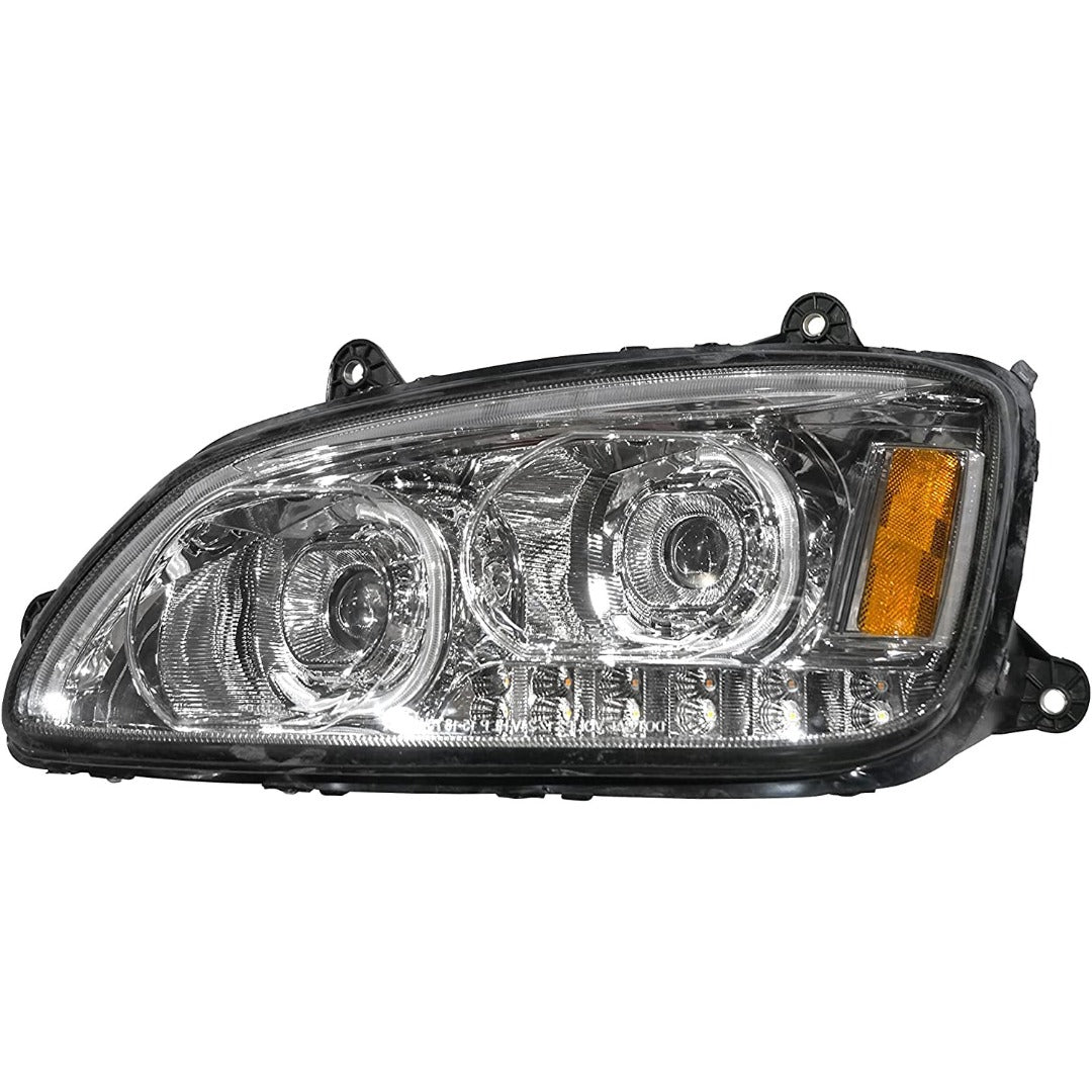 Headlight Replacement for 2008-2019 Kenworth Semi Trucks | Left | Halogen Aftermarketus Headlights