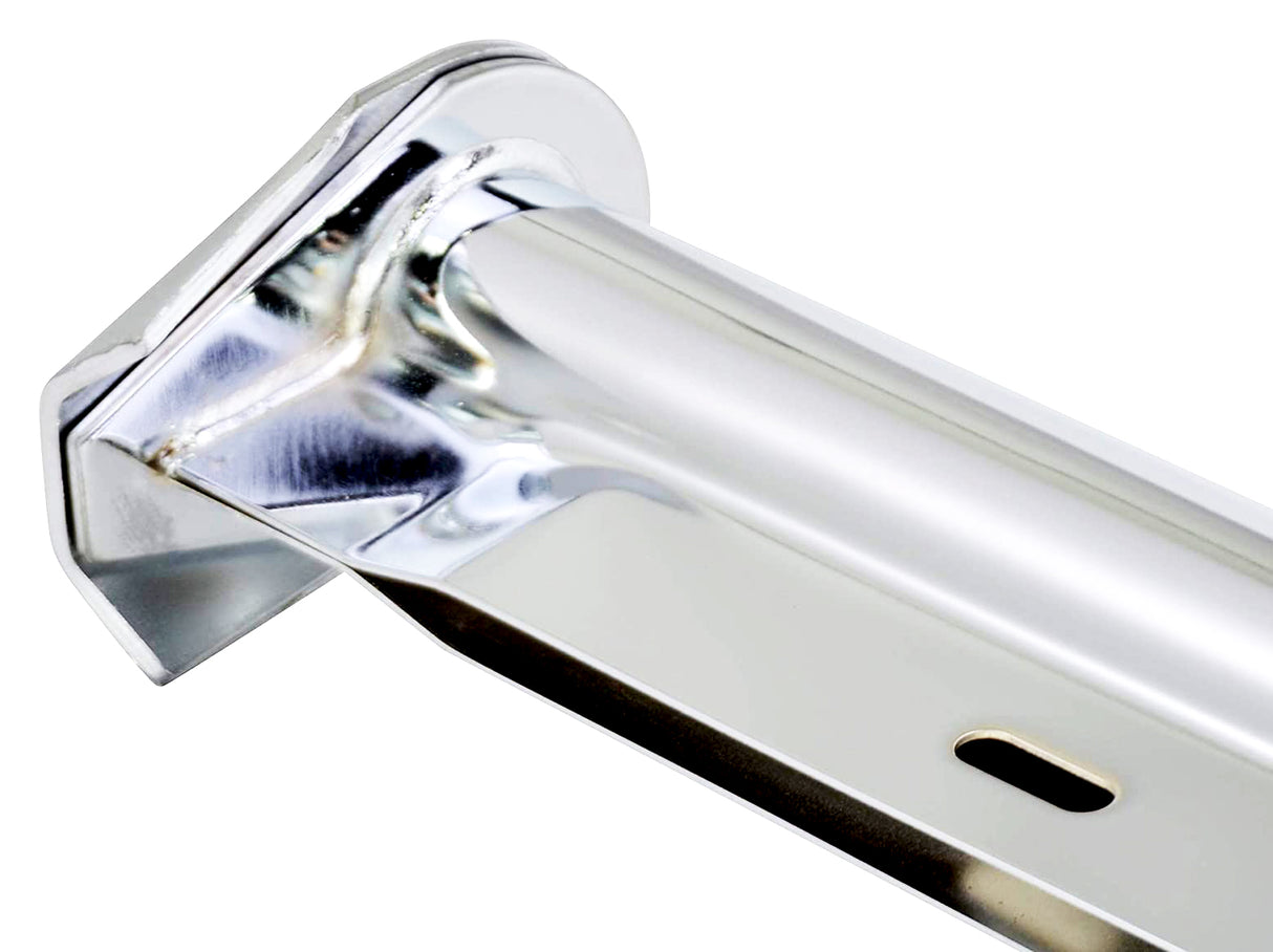 TORQUE Chrome Mud Flap Hanger Pair 30 Inch Straight Angled Aftermarketus Mud Flap Hangers