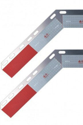 135 Degree Angle Mud Flap Reflector - Aluminum - Pair - AFTERMARKETUS Torque Mud Flap Hangers