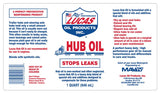 Lucas Oil 10088 Steering Axle & Trailer Hub Stop Leak Oil - 32 oz Bottle, Pack of 12