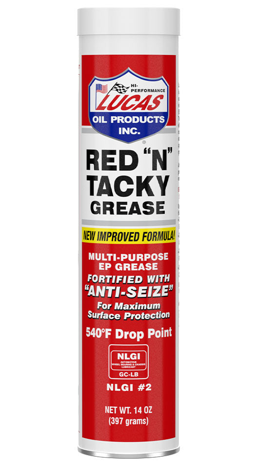 Lucas Oil 10005-30 Red "N" Tacky Multi-Purpose Grease - 14 oz - Case of 30