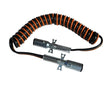 15’ Coiled Dual Pole Liftgate Electric Cable With Two Dual Pole Buffalo Plugs | 4 Gauge | 200 Amp