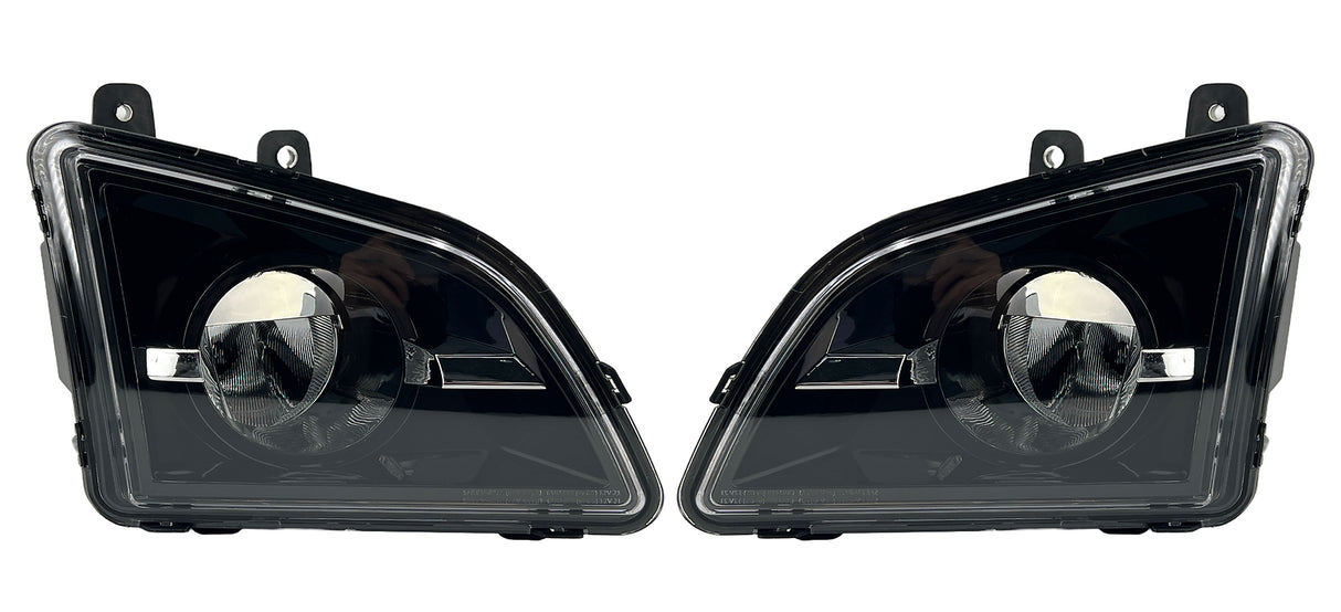 Corner Side Bumpers with Fog Lights for 2018-2024 Volvo VNL | Replacement Volvo 82775826 82775828 | Pair