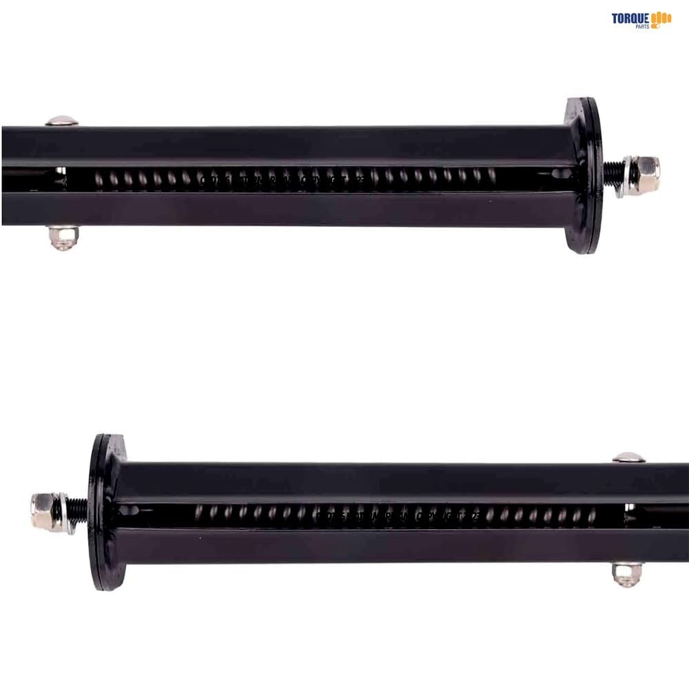 TORQUE Black Mud Flap Hanger Pair 30 Inch Straight Angled