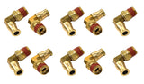 Push In To Easy Connect Swivel Air Male Elbow Fitting | 10 Pack