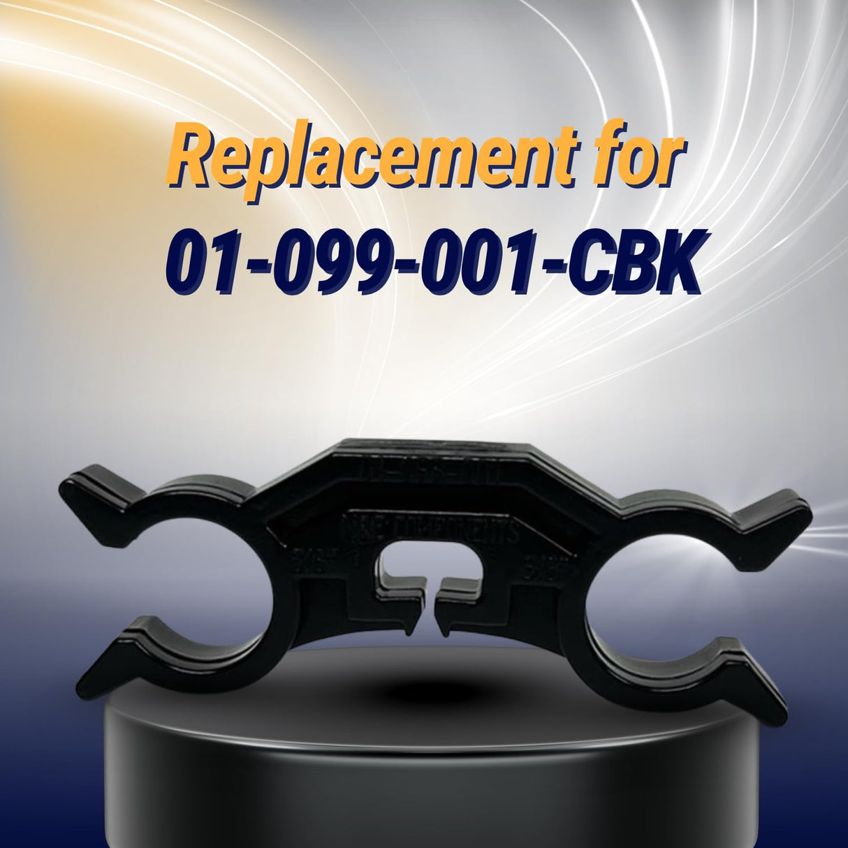 3/8" x 50 FT Rubber Air Brake Hose with 10 PCS Hose Separators | Replacement Continental 9003006