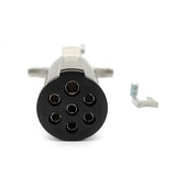 7-Way Electrical Plug with Spring Guard with Split pin Socket - 2 Pack