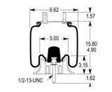 2 pack of TORQUE Trailer Air Spring Bag (Replaces Firestone 5423, Firestone W01-358-5423, Granning 5235) (2 x TR5423) - AFTERMARKETUS Torque Reversible Sleeve Air Springs